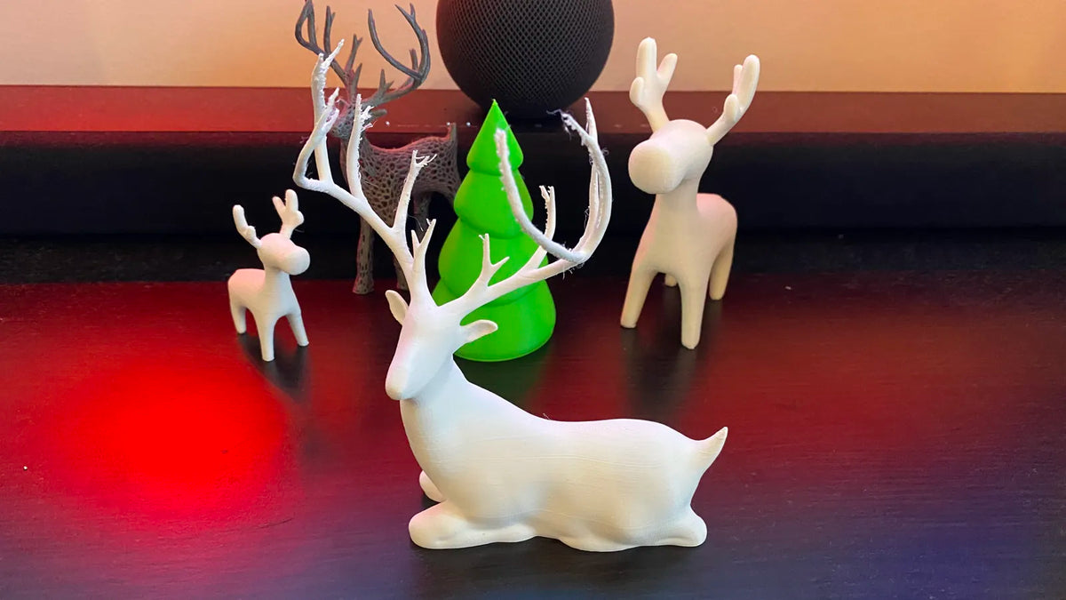 Resting Christmas Deer (designer photo)