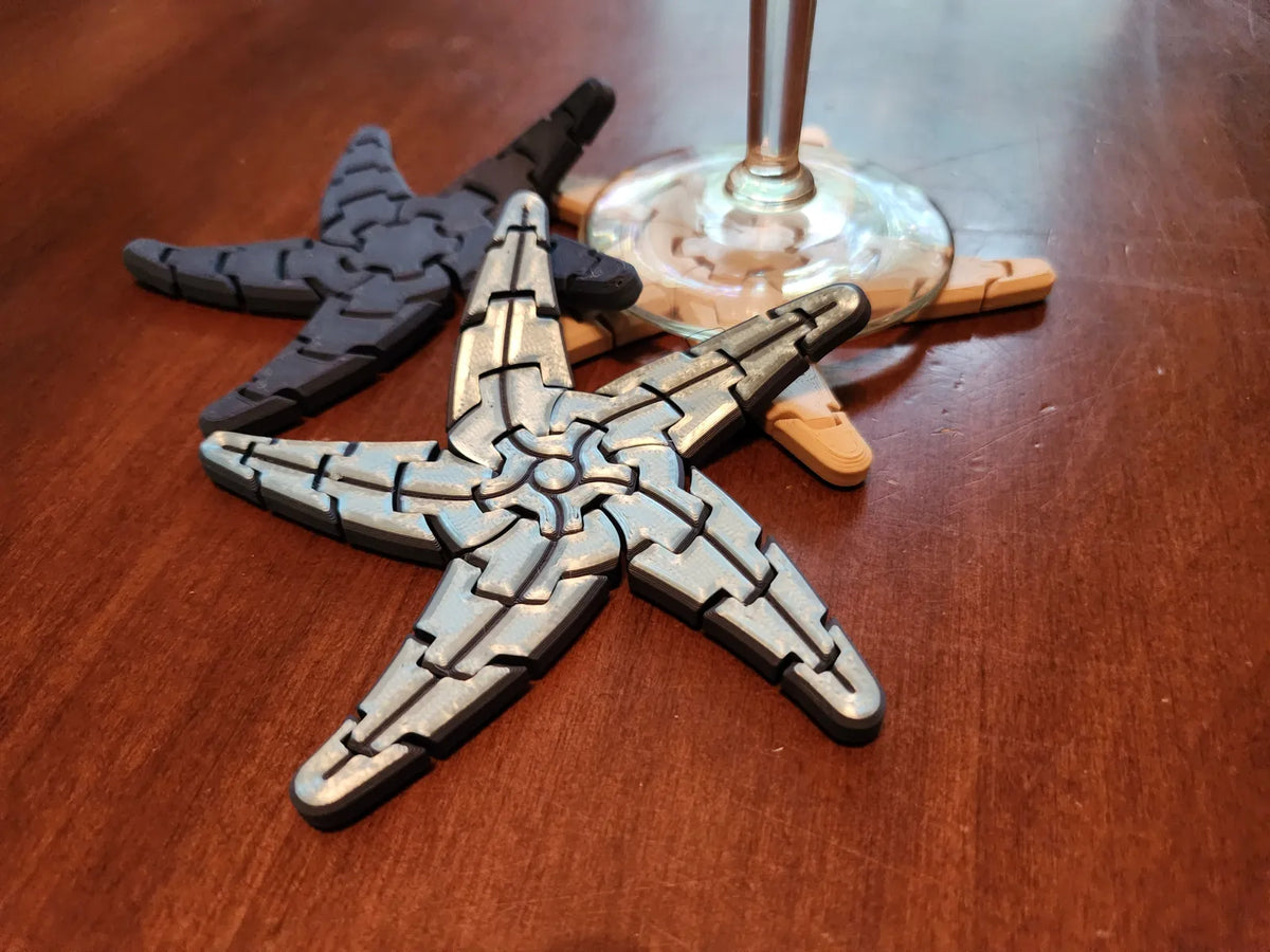Flexi Starfish Coaster (designer photo)