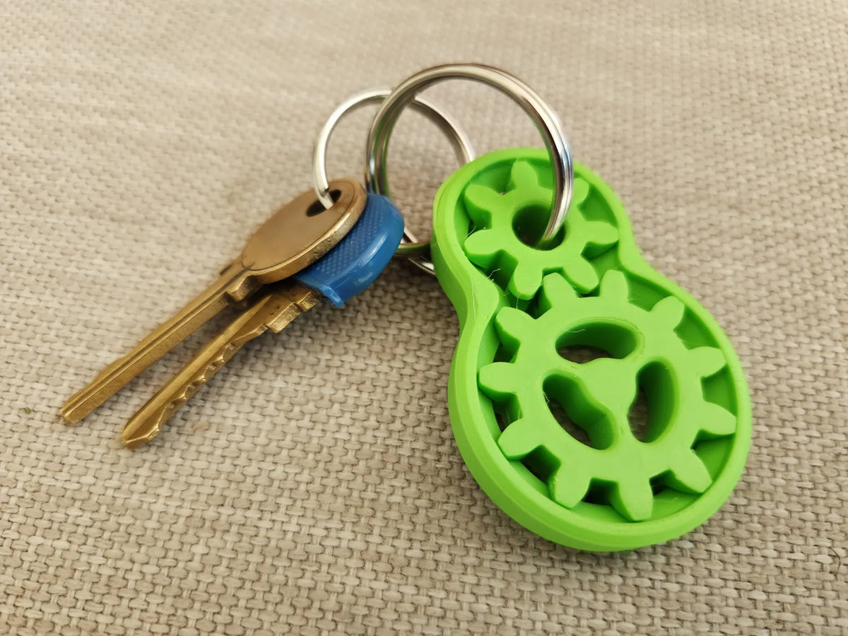 Gear Fidget Keychain (designer photo)