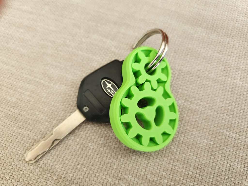 Gear Fidget Keychain (designer photo)