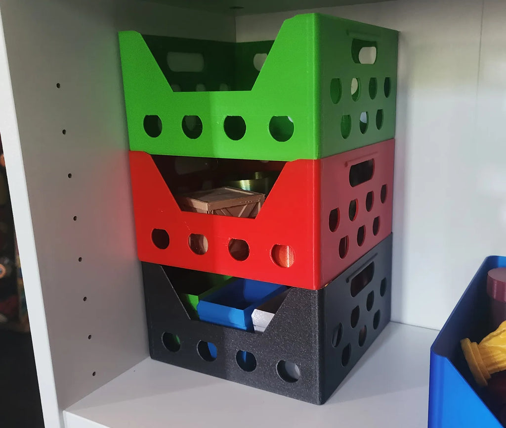 Stacking Organiser Crates (designer photo)