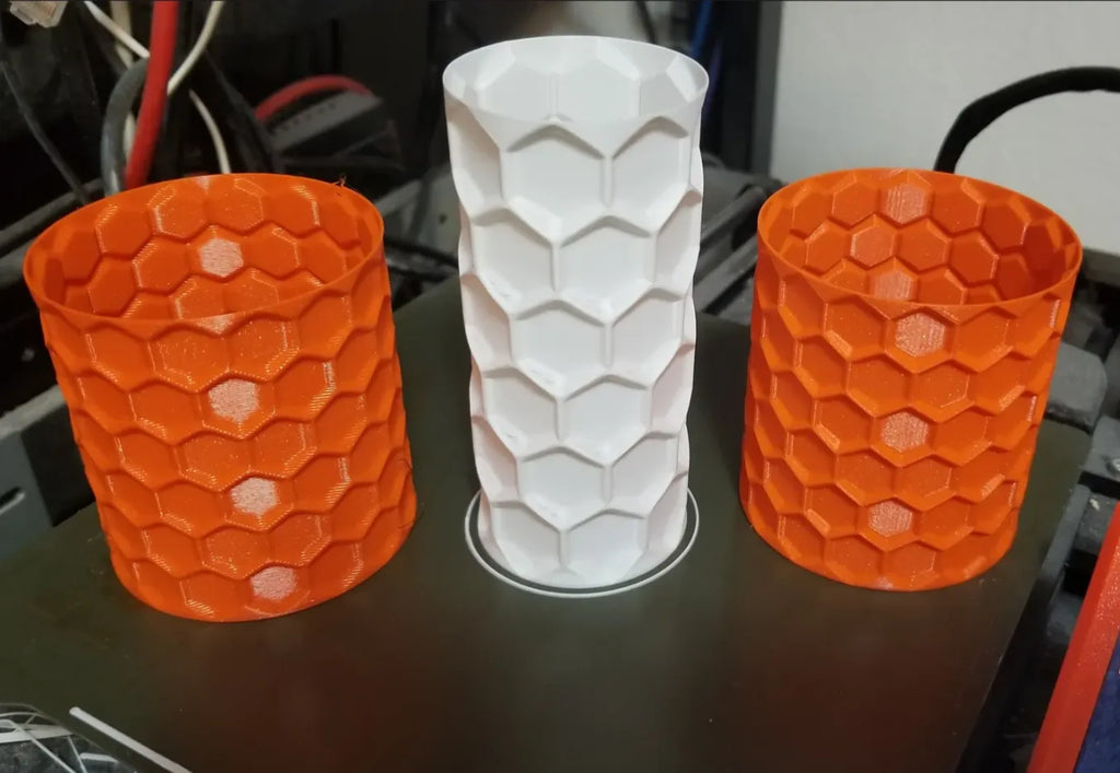 Honeycomb Spiral Vases (designer photo)