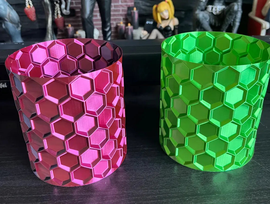 Honeycomb Spiral Vases (designer photo)