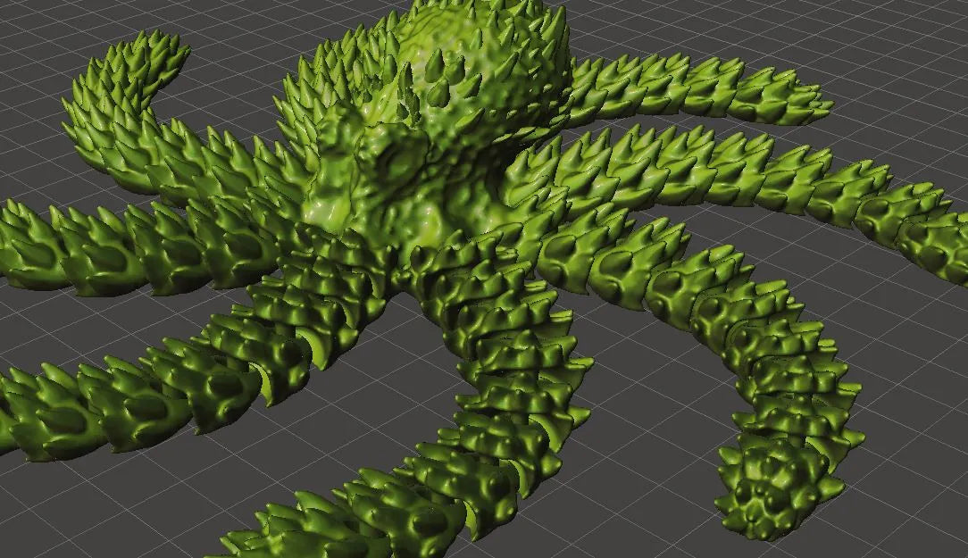 Kraken Figurine (designer photo)