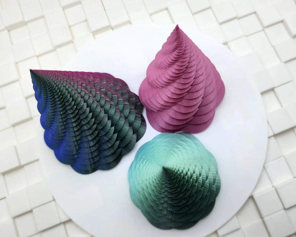 Fibonacci Spiral Christmas Trees (designer photo)