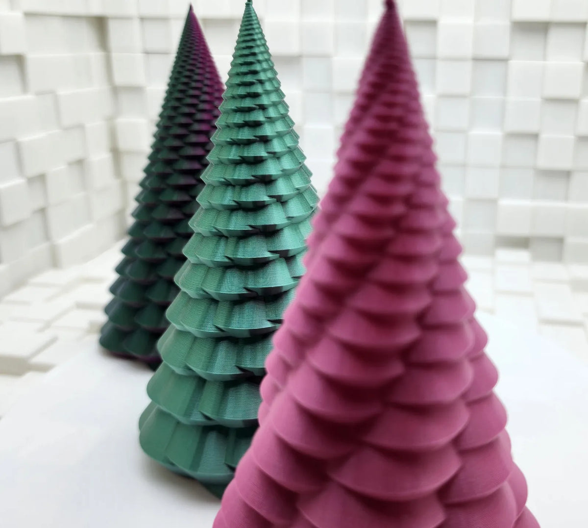 Fibonacci Spiral Christmas Trees (designer photo)