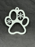Paw Print Christmas Ornament (designer photo)