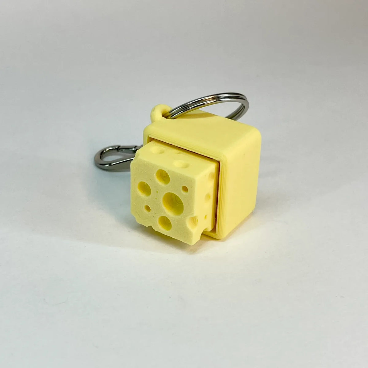 Cheese Clicker Keychain (designer photo)