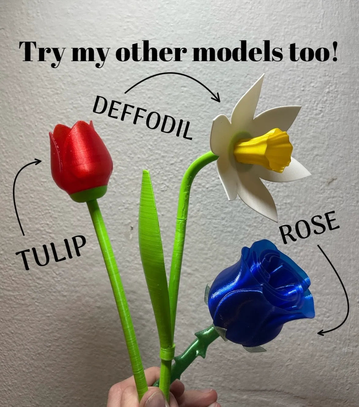Tulip with Stem (designer photo)