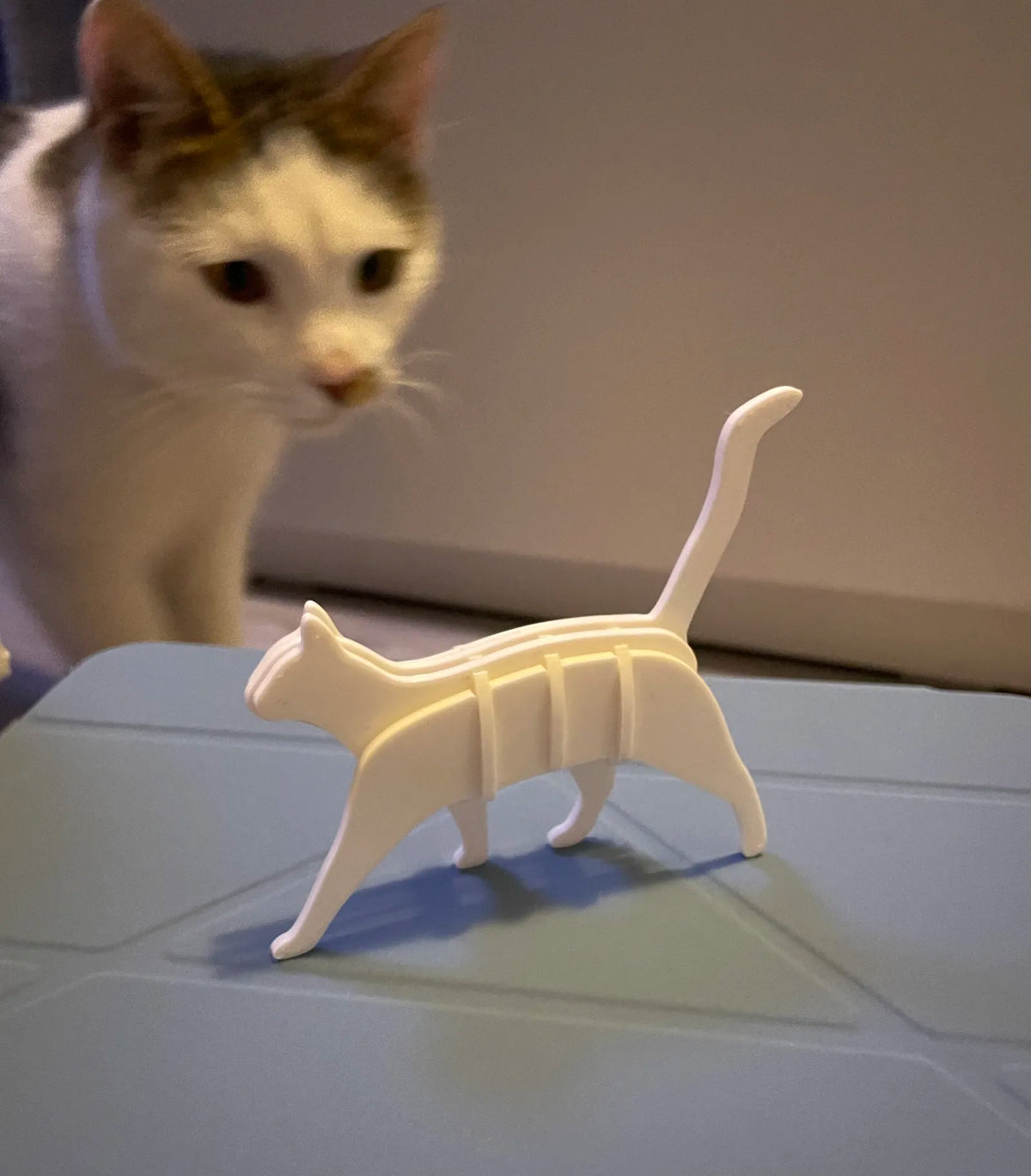 Walking Cat 3D Puzzle (designer photo)