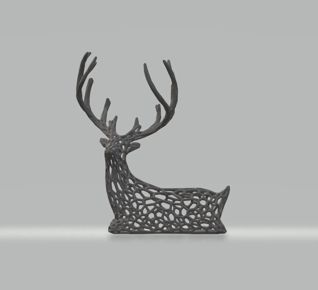 Voronoi Christmas Deer (designer photo)