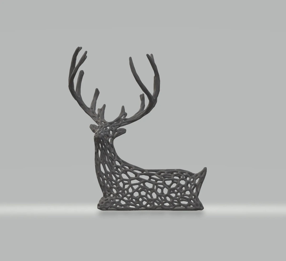 Voronoi Christmas Deer (designer photo)