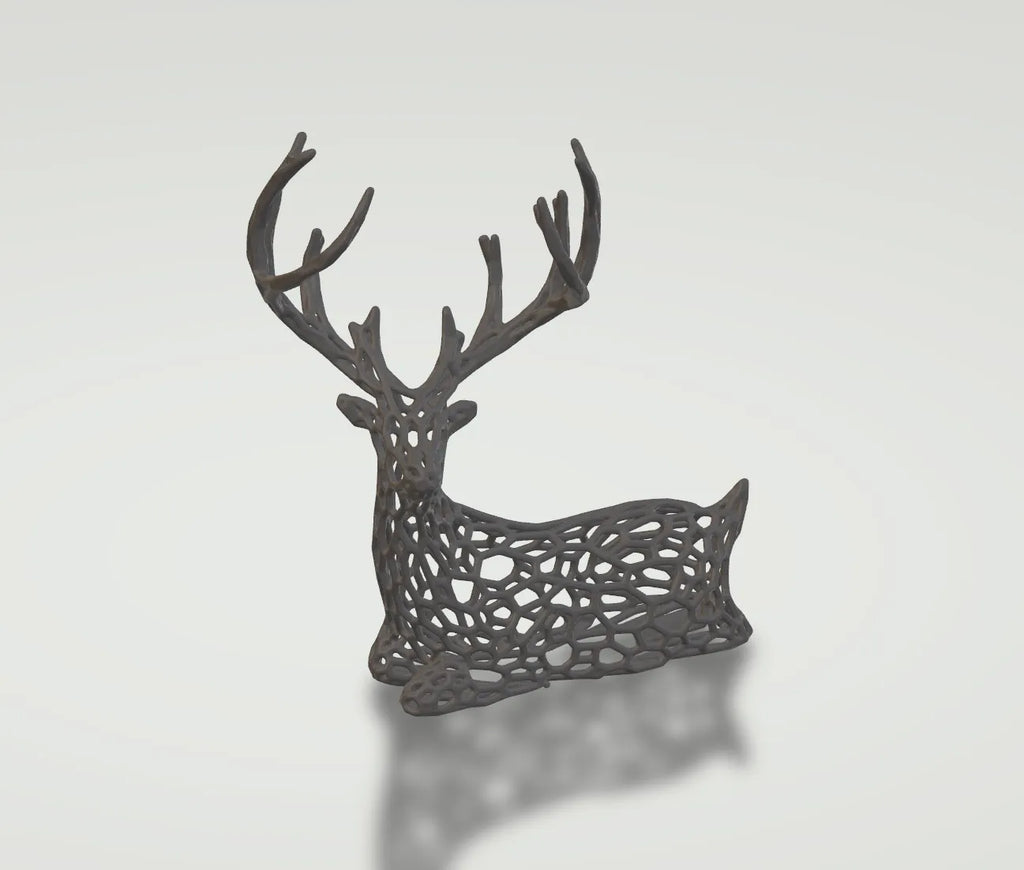 Voronoi Christmas Deer (designer photo)