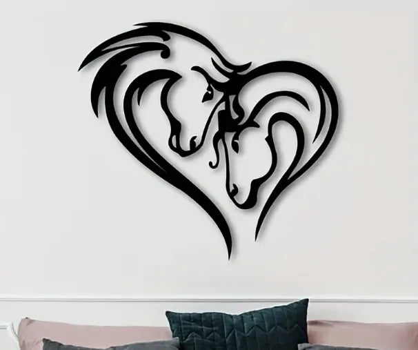 Horses Heart Wall Art (designer photo)