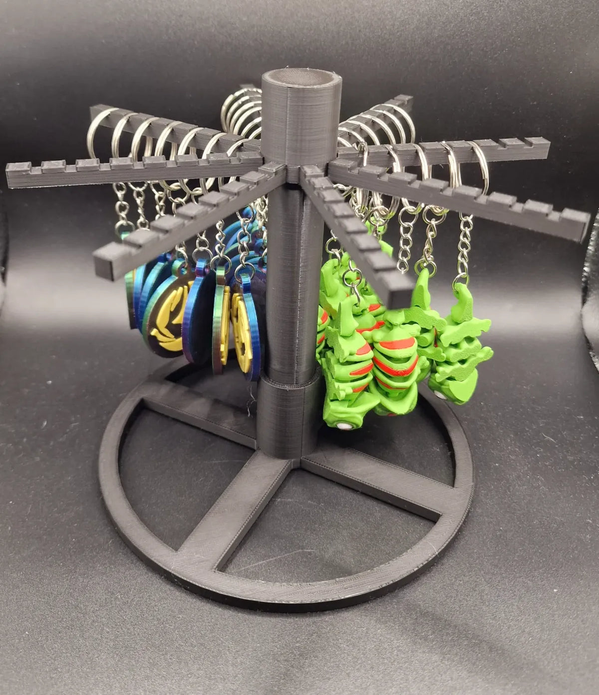 Rotating Keychain Display (designer photo)