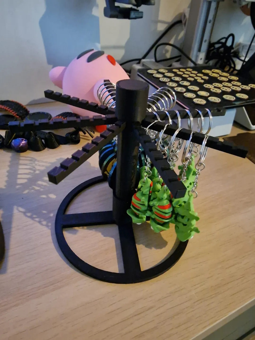 Rotating Keychain Display (designer photo)