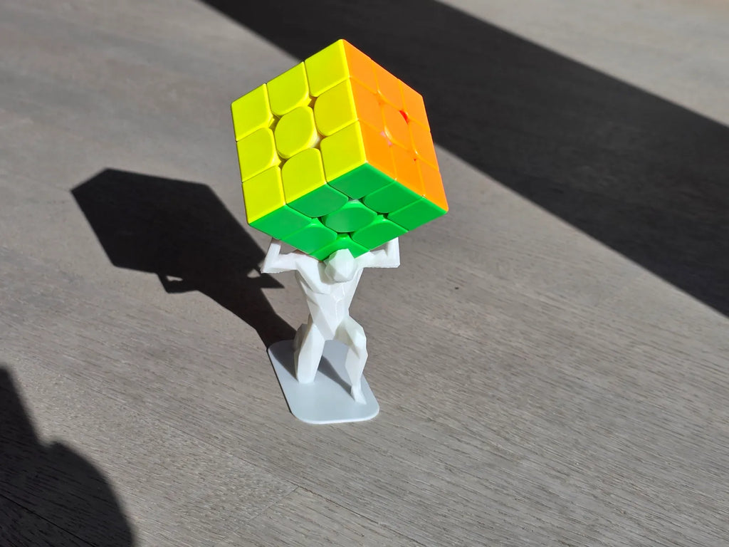 Atlas Puzzle Cube Stand (designer photo)