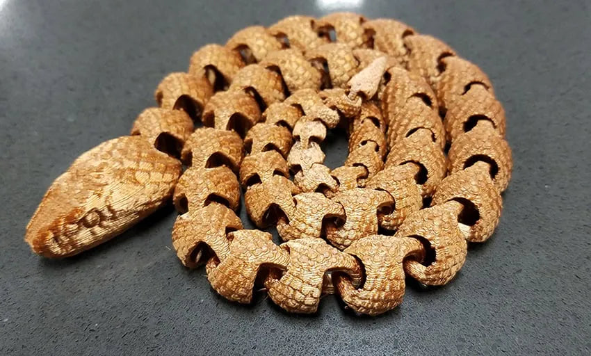 Articulated Snake with Scales (designer photo)