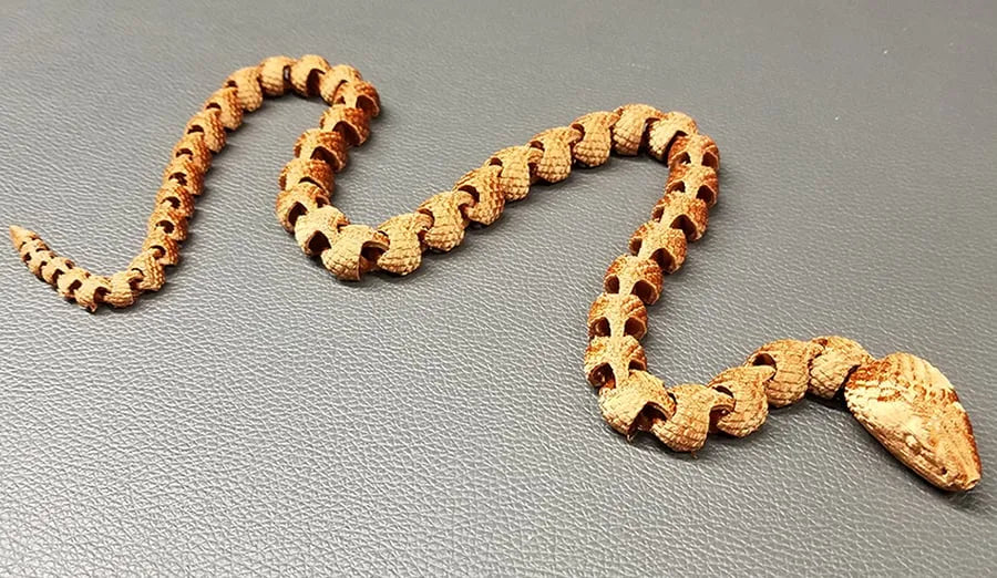 Articulated Snake with Scales (designer photo)