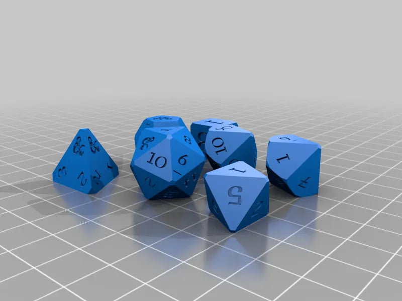 Polyhedral Dice Set (7) (designer photo)