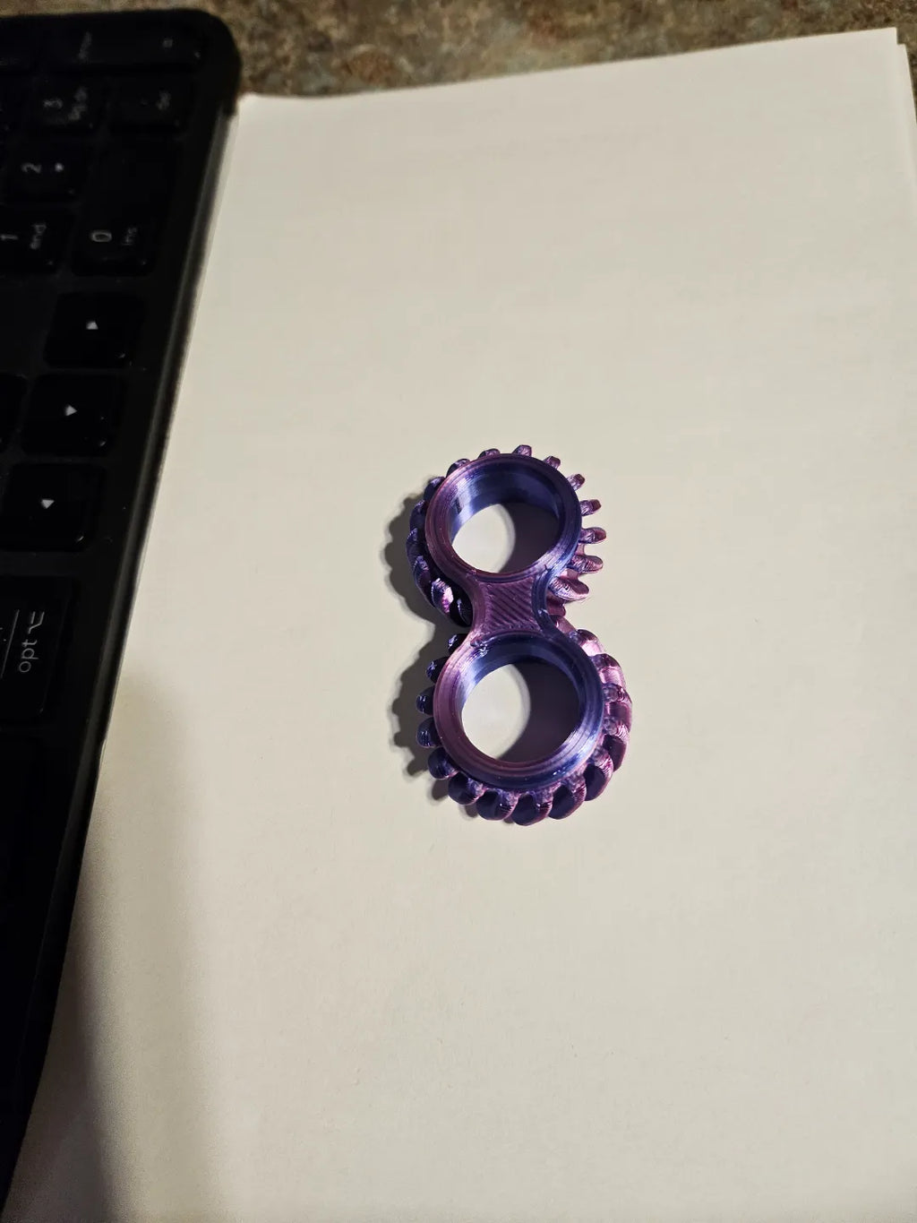 Helical Gear Fidget (designer photo)