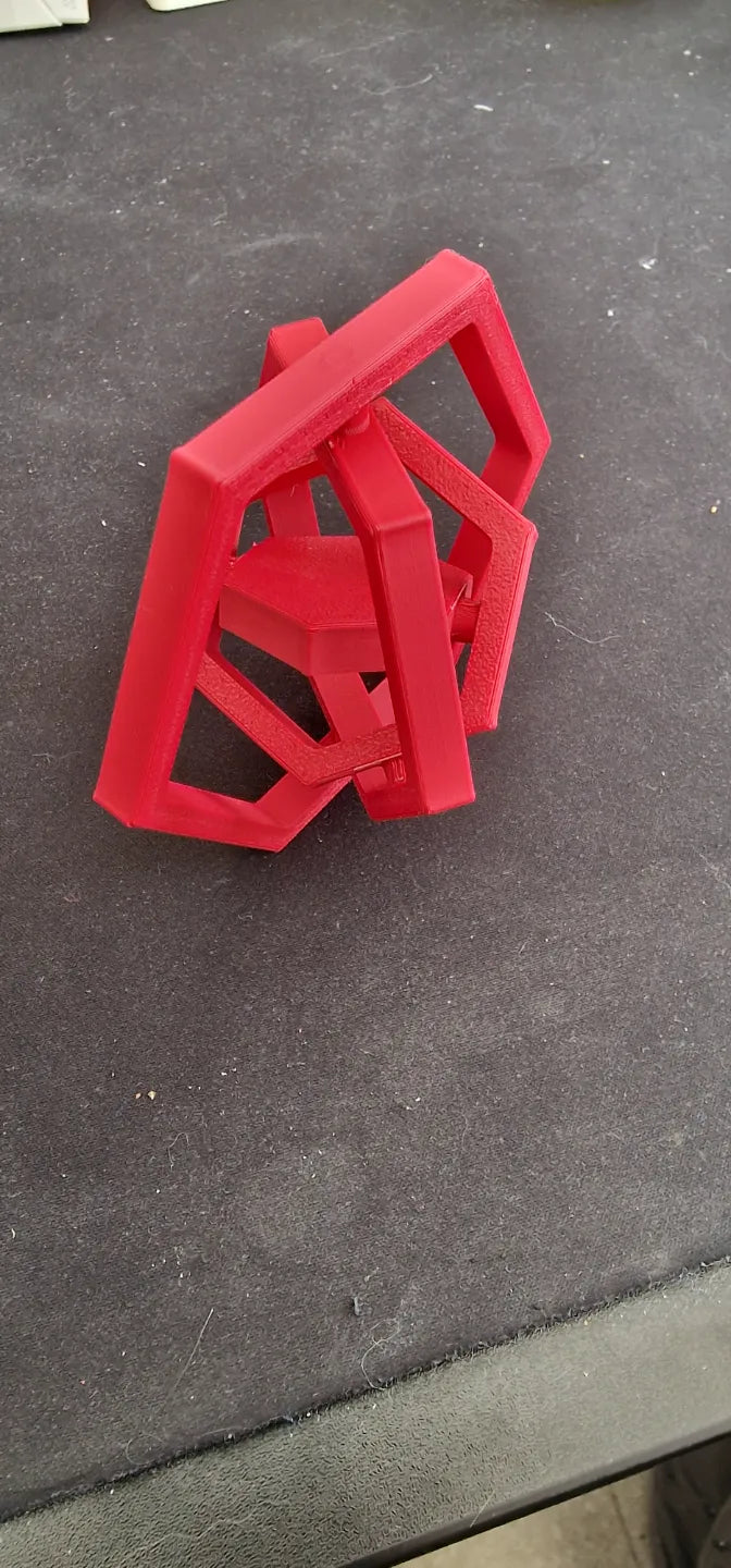 Hexagon Spinner Coaster (designer photo)