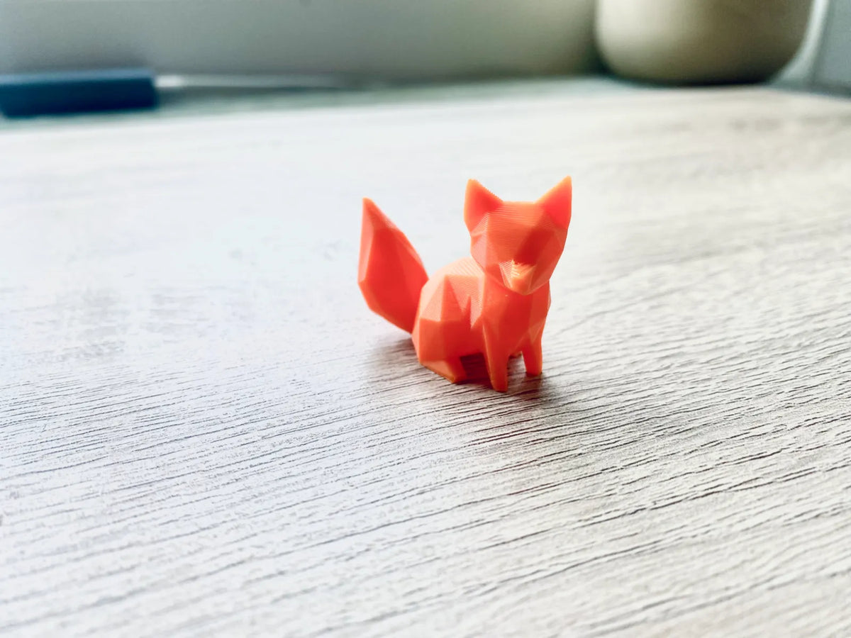 Tiny Low-Poly Fox (designer photo)