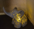 Voronoi Elephant Tealight (designer photo)