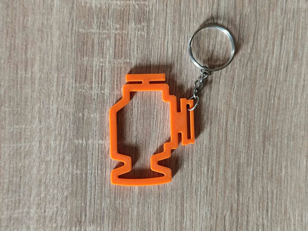Check Engine Light Keychain (designer photo)