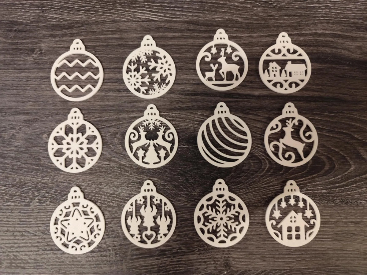 Christmas Tree Ornaments (Set) (designer photo)