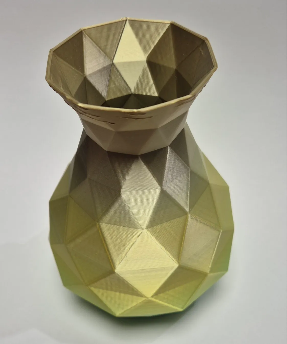 Modern Faceted Vase (designer photo)