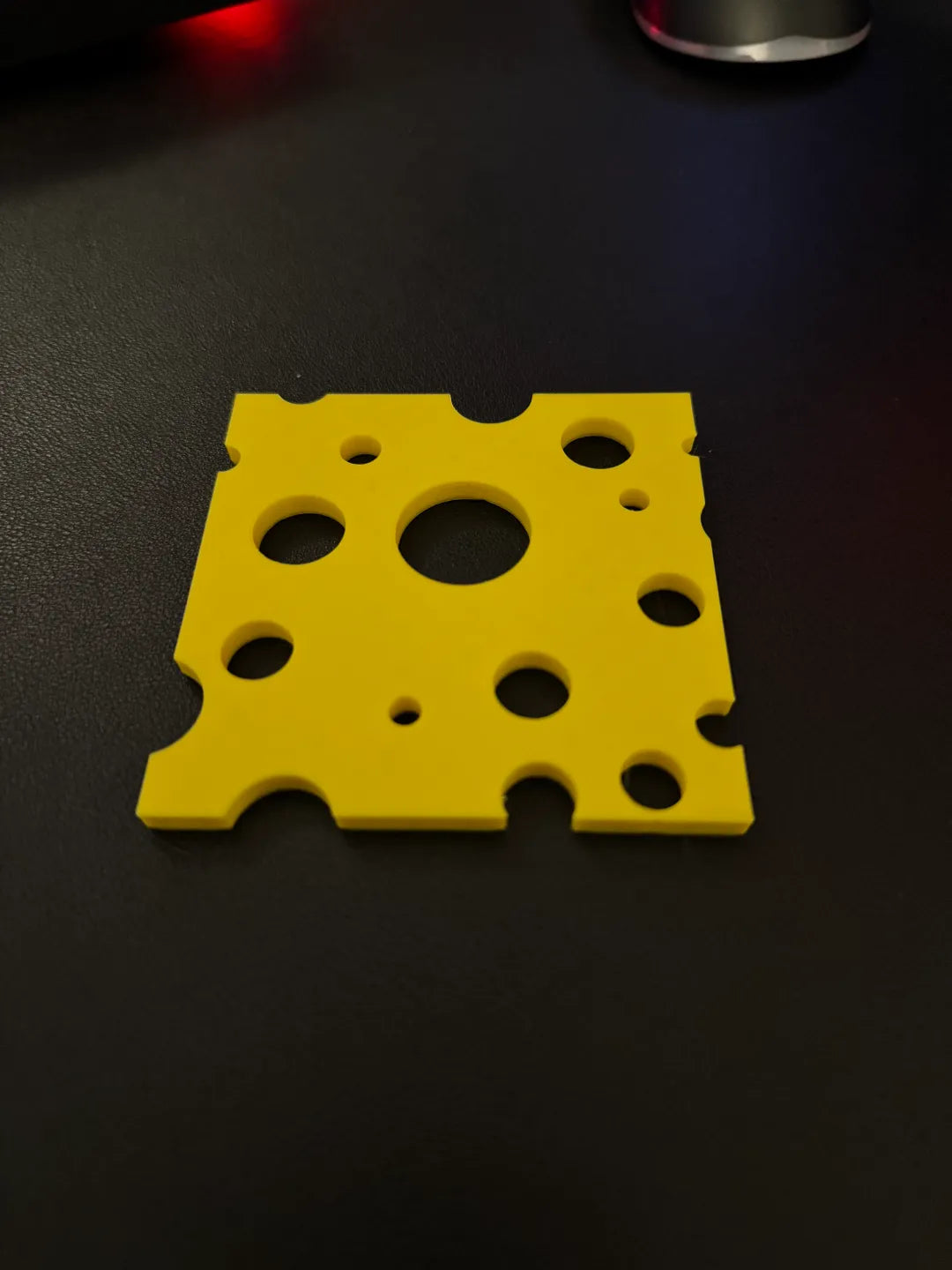 Cheese Wedge Coaster (designer photo)