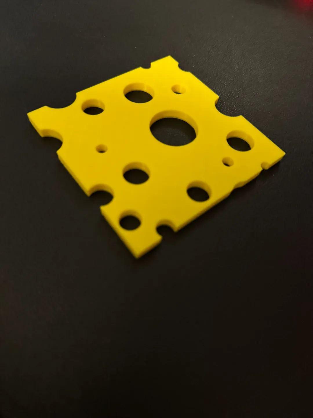 Cheese Wedge Coaster (designer photo)
