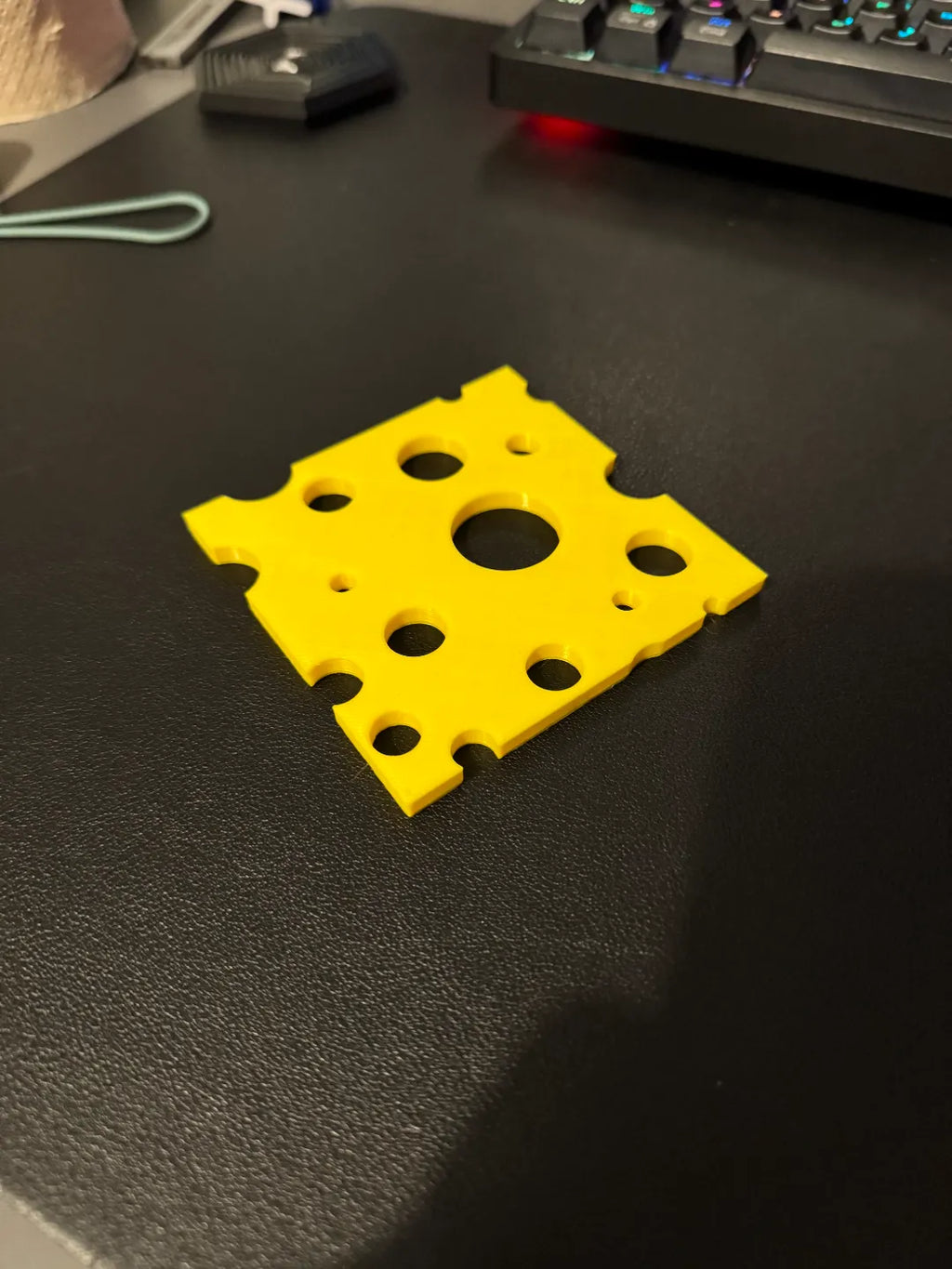 Cheese Wedge Coaster (designer photo)
