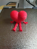 Knitted Flexi Heart (designer photo)