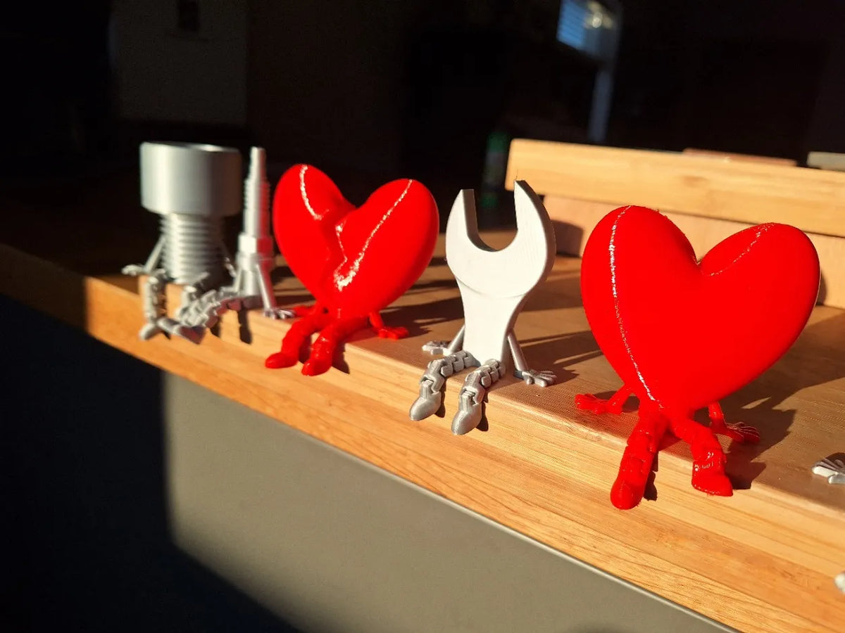 Flexi Heart with Legs (designer photo)