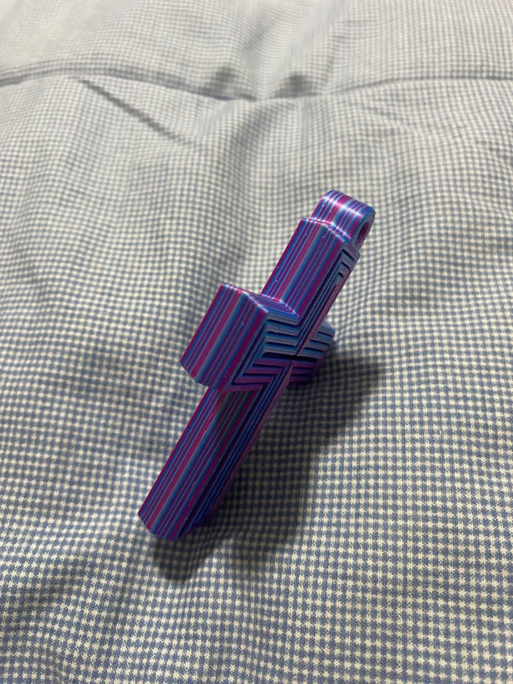 Fidget Cross Charm (designer photo)