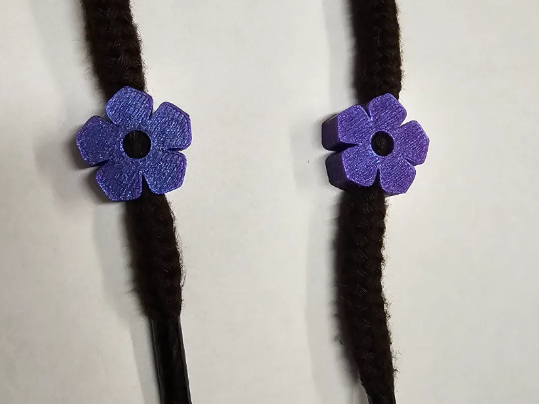 Flower Drawstring Beads (designer photo)
