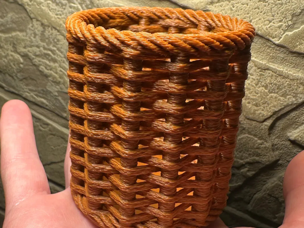 Woven Basket Pencil Holder (designer photo)