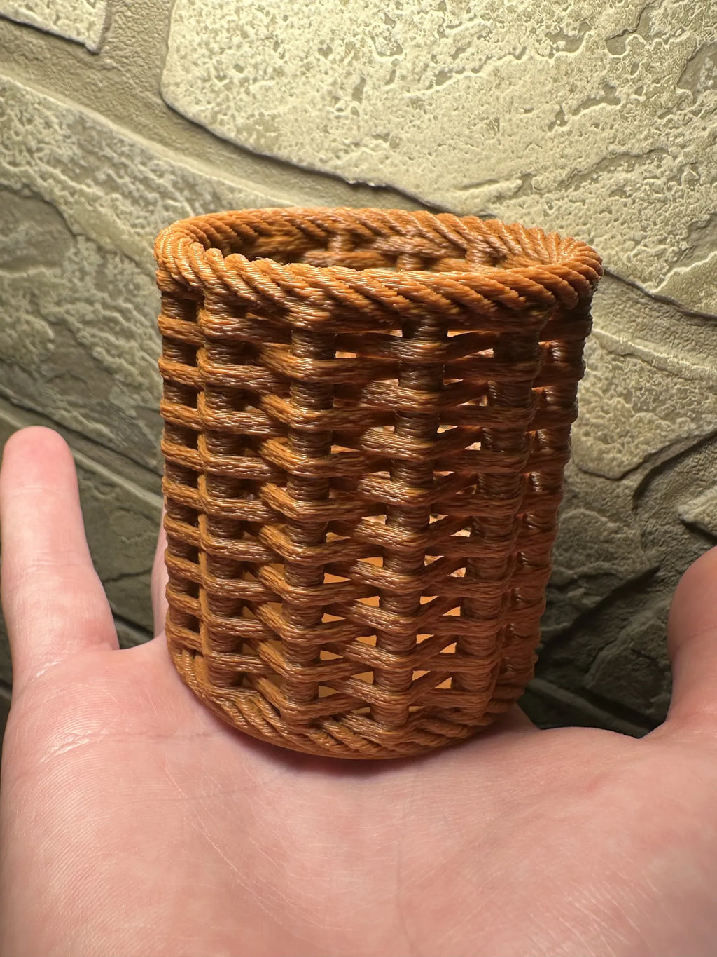 Woven Basket Pencil Holder (designer photo)