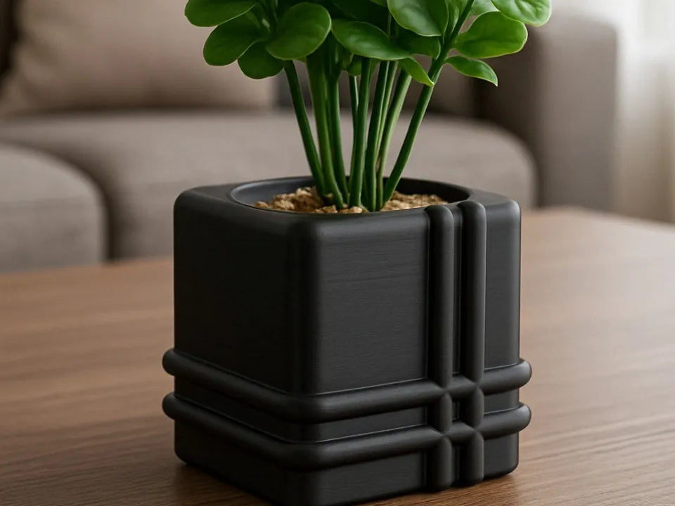 Pipe Square Vase (designer photo)