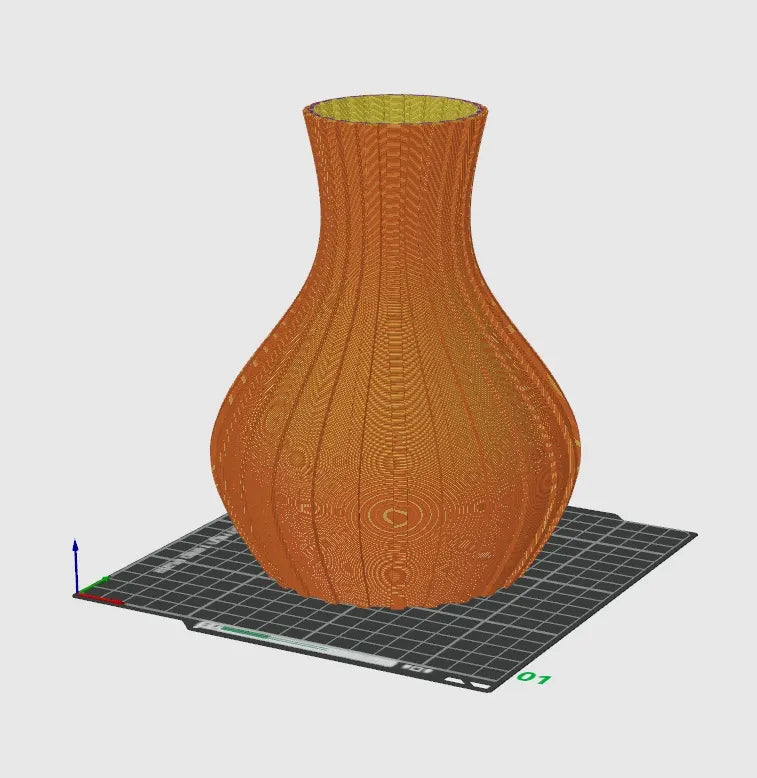 Ribbed Vase (designer photo)