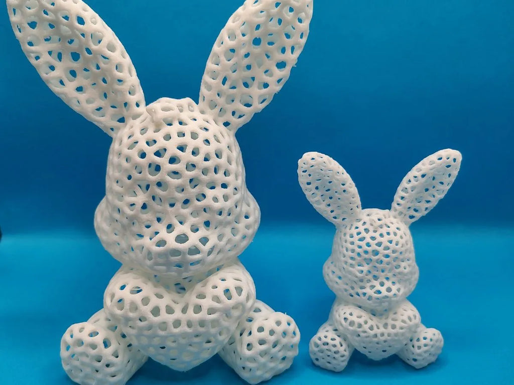 Voronoi Bunny with Heart (designer photo)