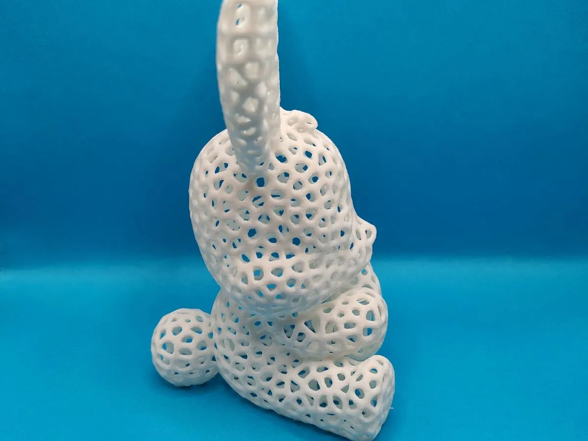Voronoi Bunny with Heart (designer photo)