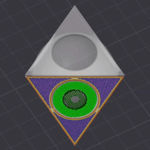 Sphere in Octahedron Spinner (designer photo)