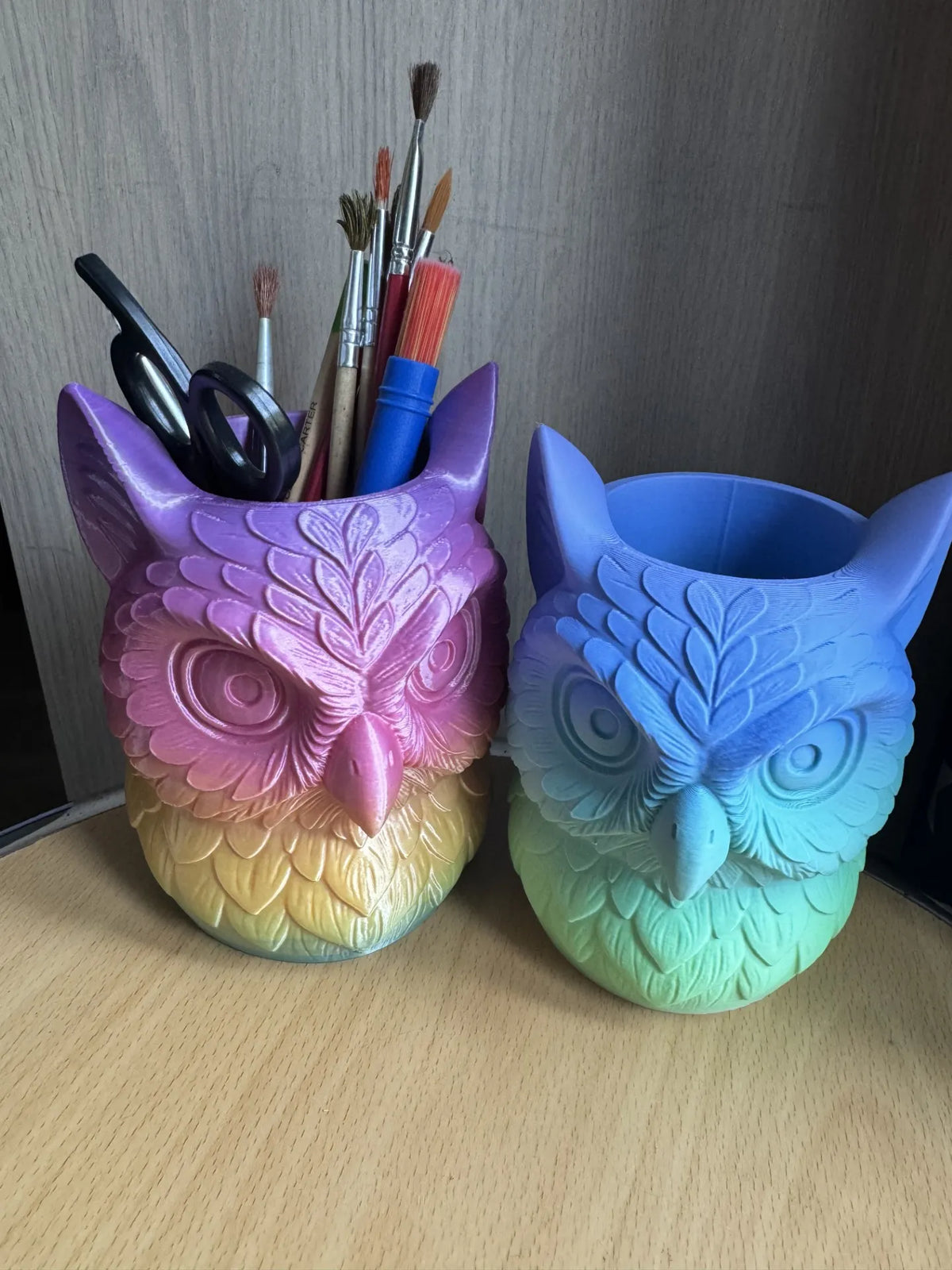 Hootie the Owl Brush Holder (designer photo)