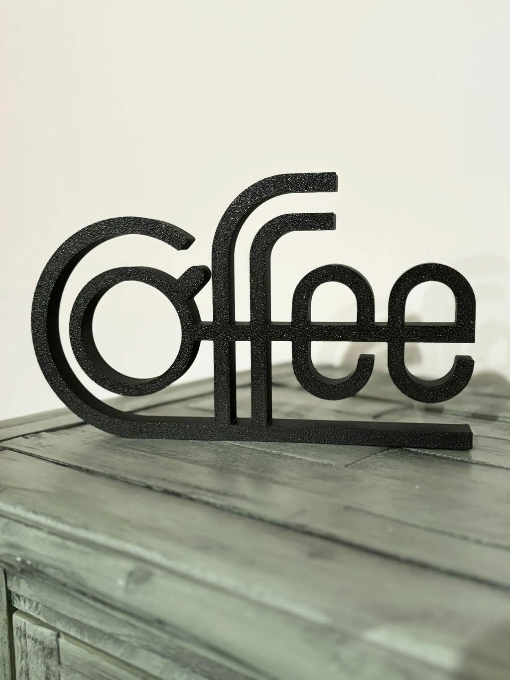 Retro Coffee Shelf Sign (designer photo)