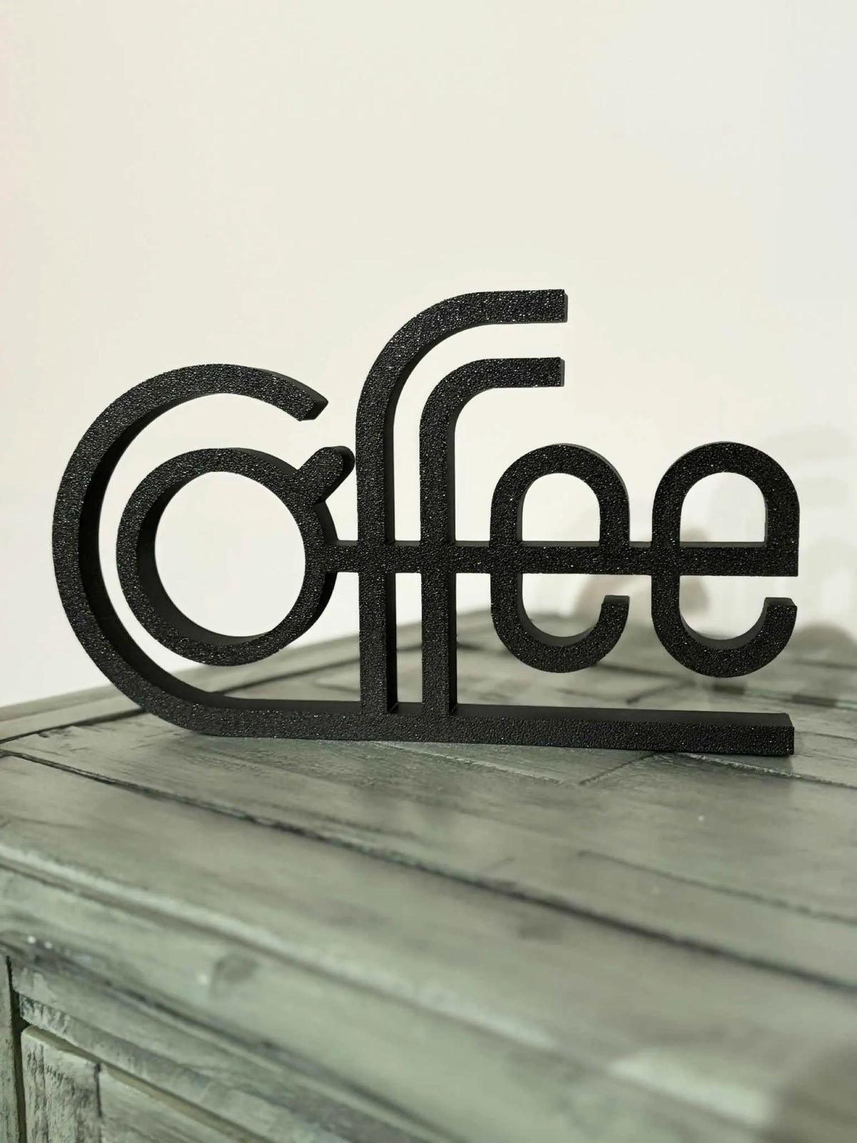 Retro Coffee Shelf Sign (designer photo)