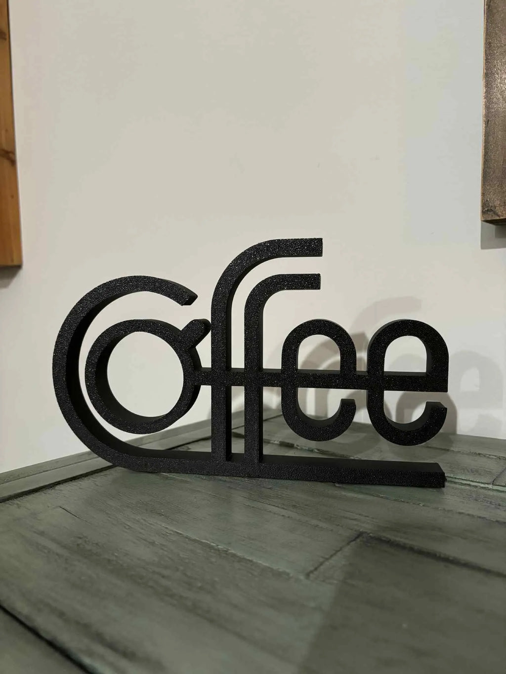 Retro Coffee Shelf Sign (designer photo)