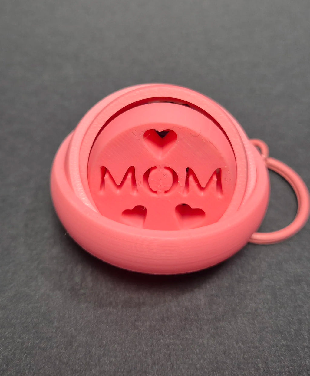 I Love Mum Gyro Keychain (designer photo)